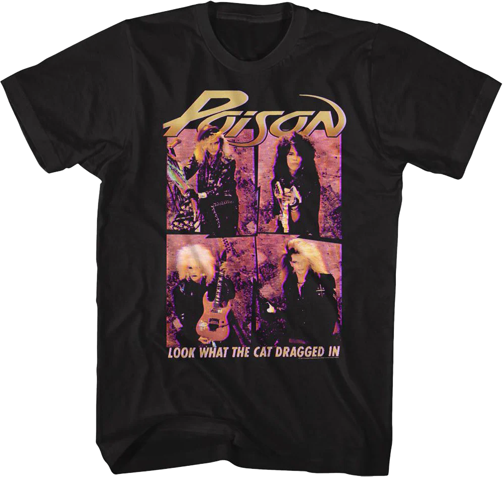 Look What The Cat Dragged In Photos Poison T-Shirt