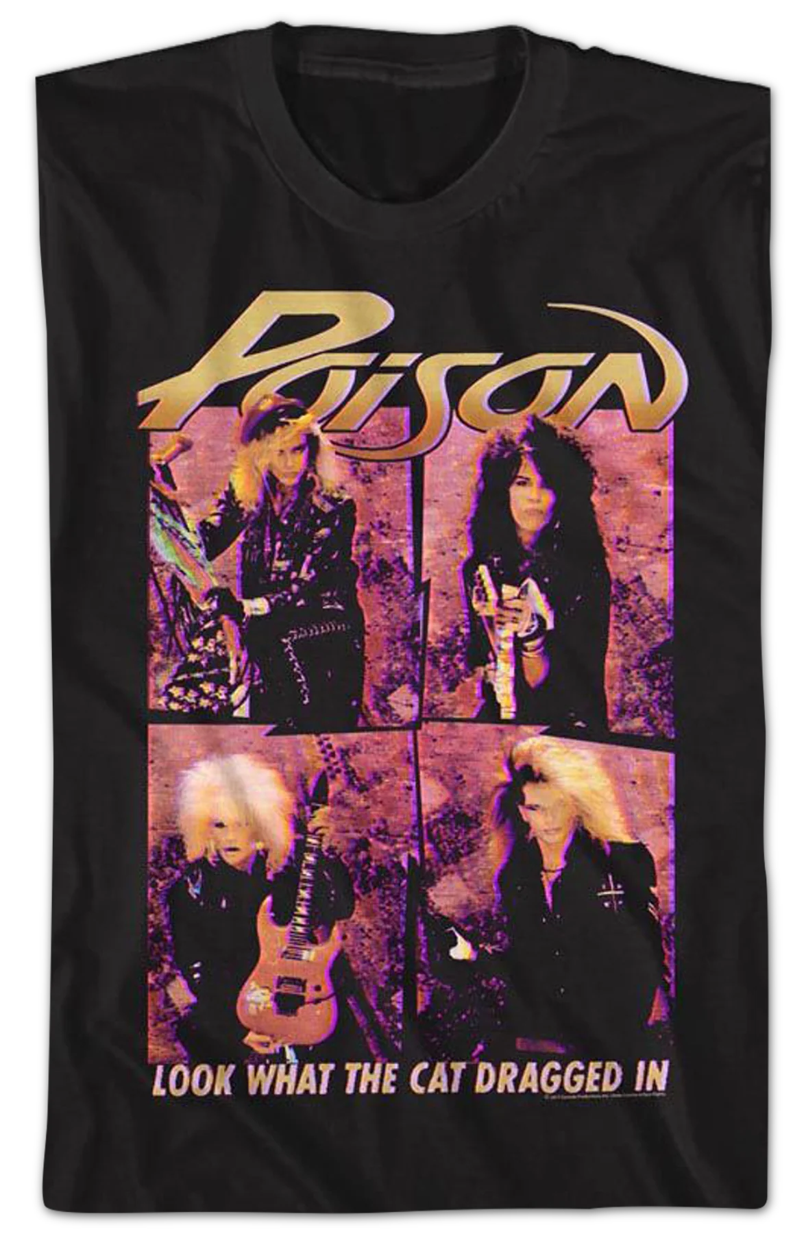 Look What The Cat Dragged In Photos Poison T-Shirt - Image 2