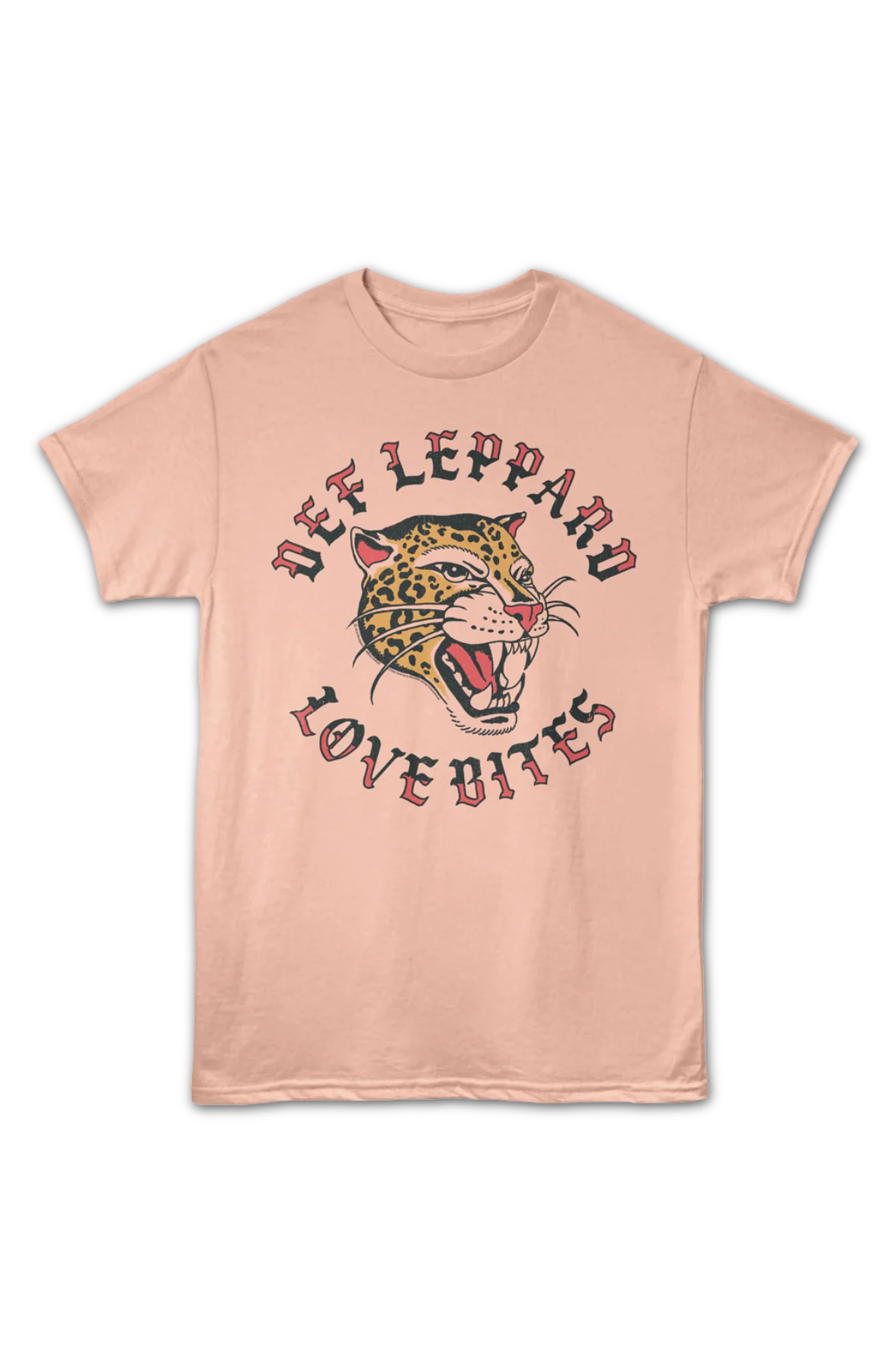 Love Bites Leopard Tattoo Def Leppard T-Shirt - Image 2