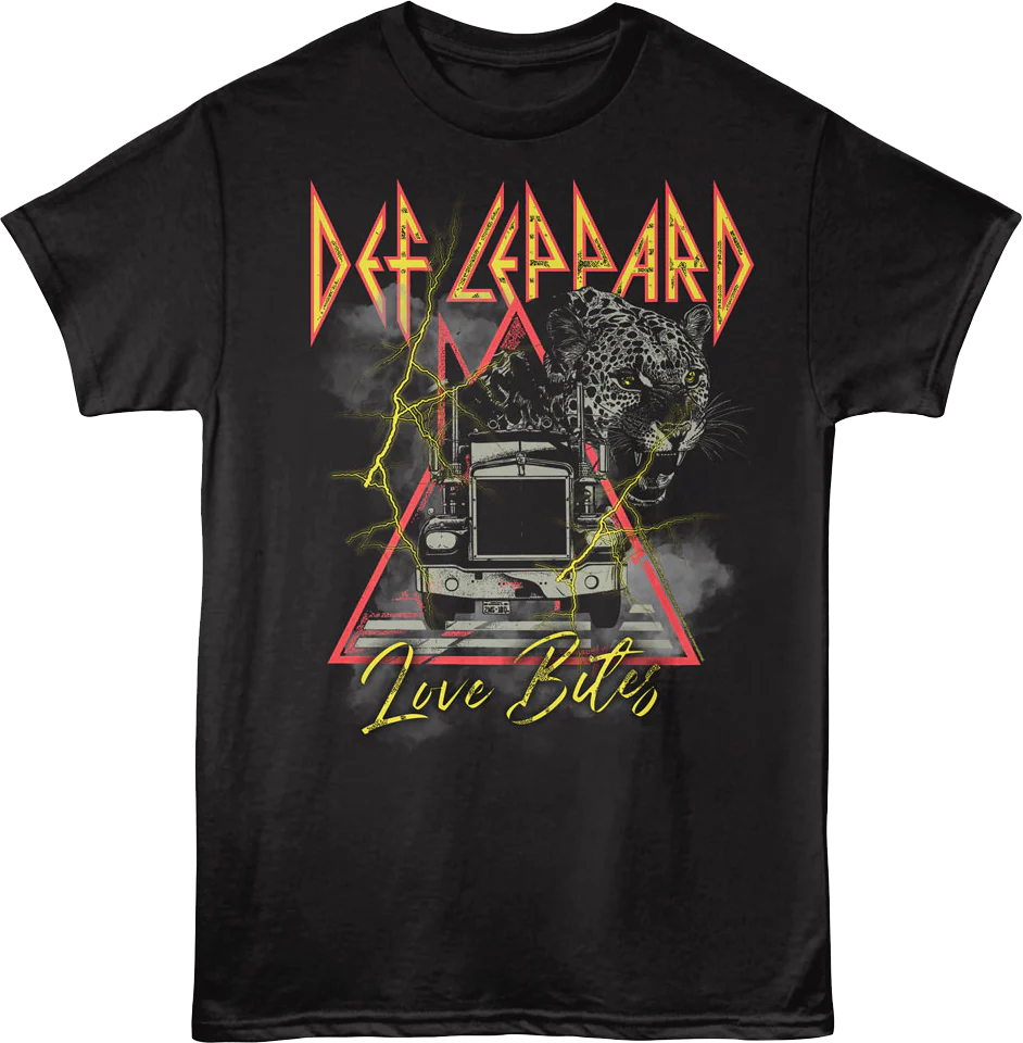 Love Bites Truck Def Leppard T-Shirt