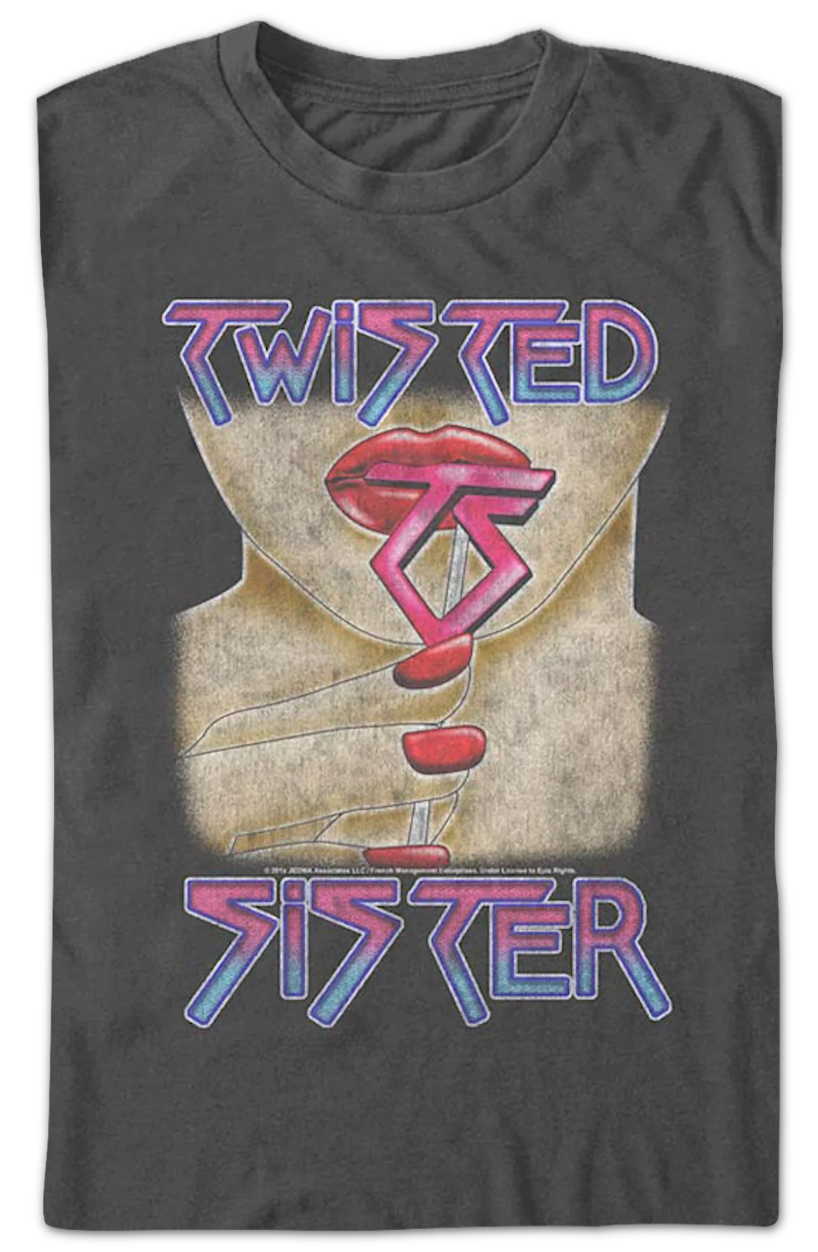Love Is For Suckers Twisted Sister T-Shirt - Image 2