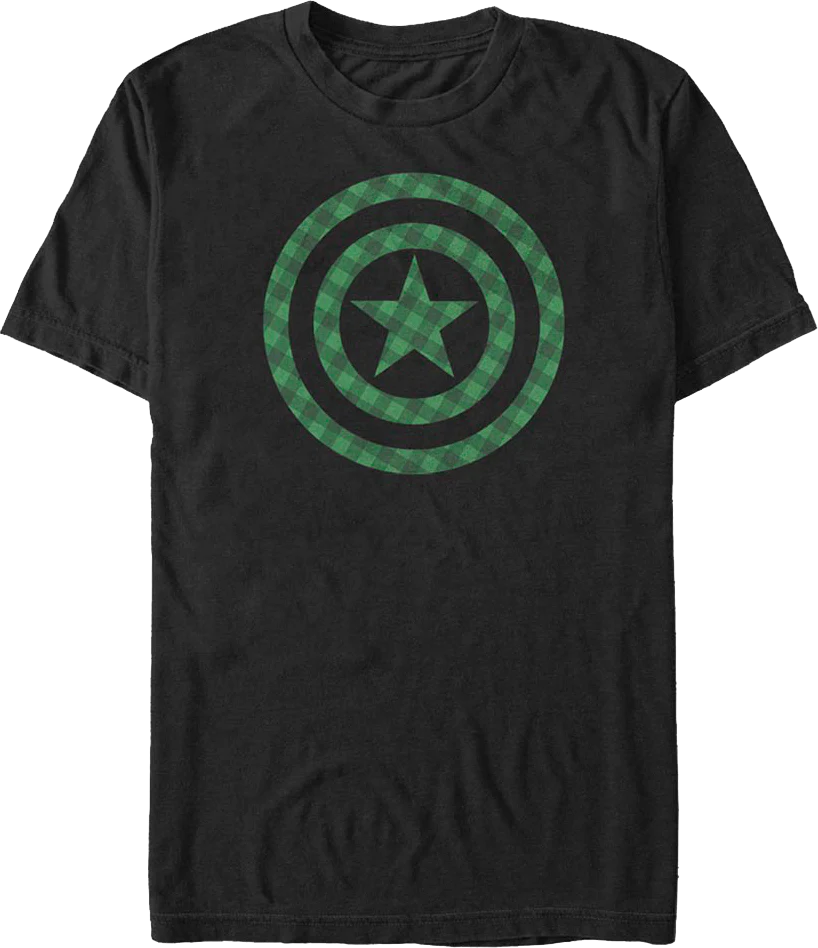 Lucky Logo Captain America Marvel Comics T-Shirt