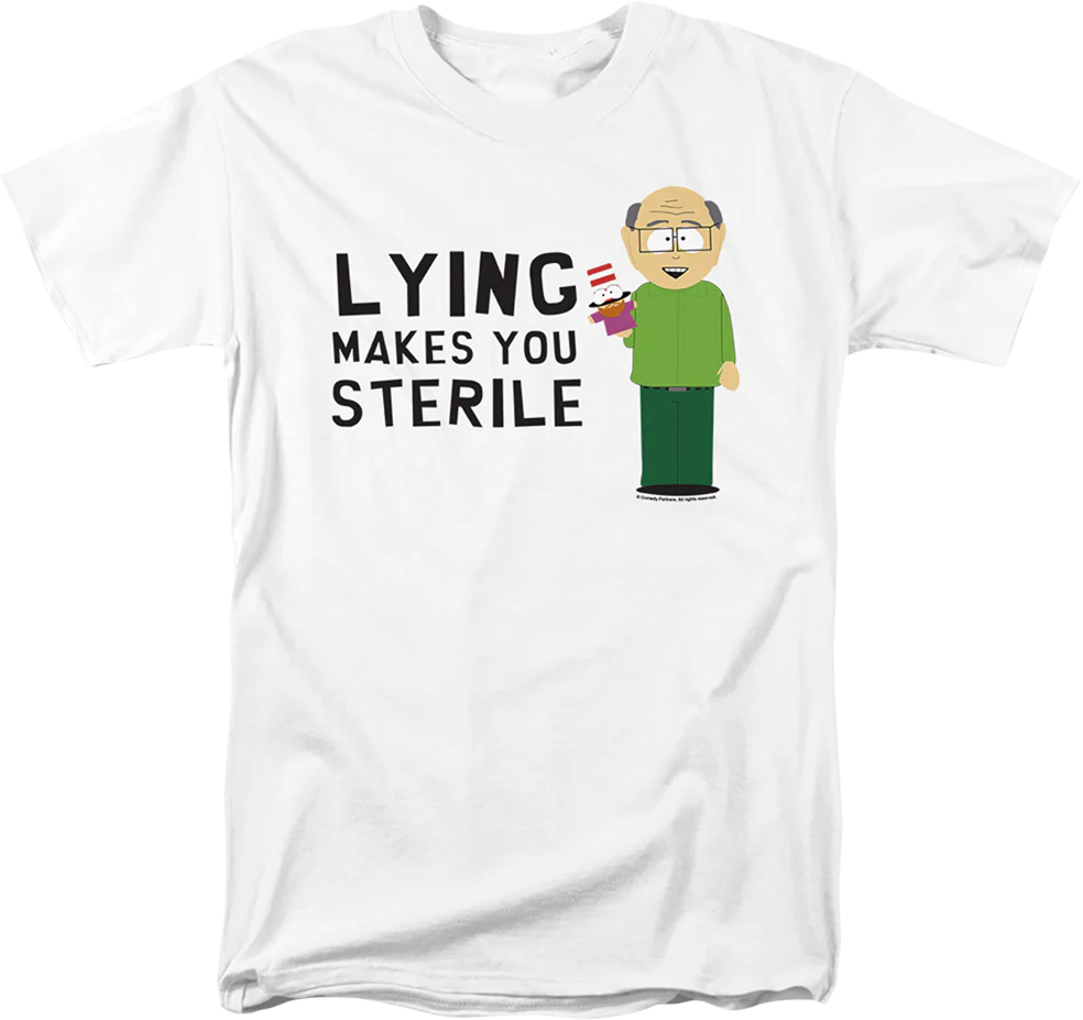 Lying Makes You Sterile South Park T-Shirt