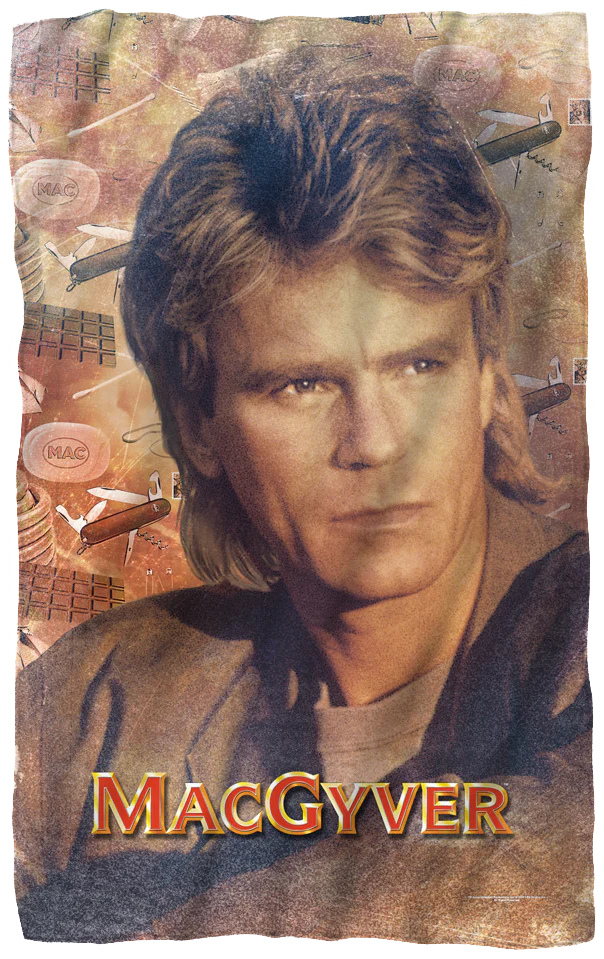 MacGyver 36 x 58 Fleece Blanket