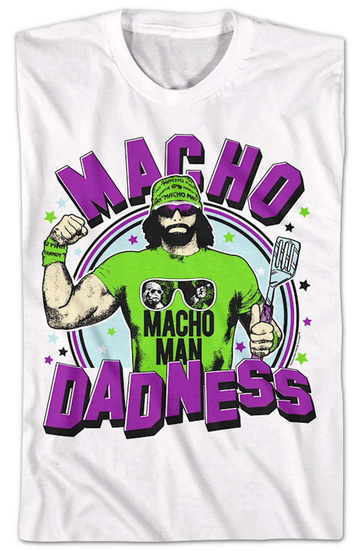 Macho Dadness Macho Man Randy Savage T-Shirt - Image 2