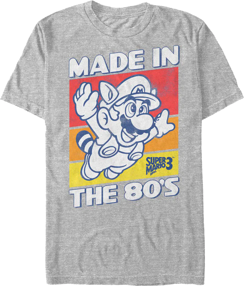 Made In The 80's Super Mario Bros. 3 T-Shirt