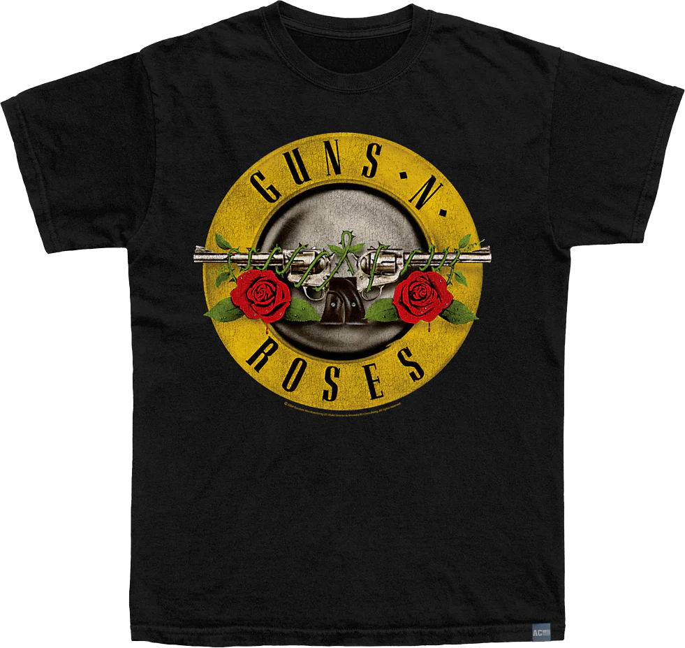 Made In USA Bullet Guns N Roses T-Shirt