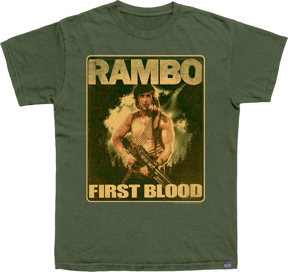 Made In USA First Blood Rambo T-Shirt
