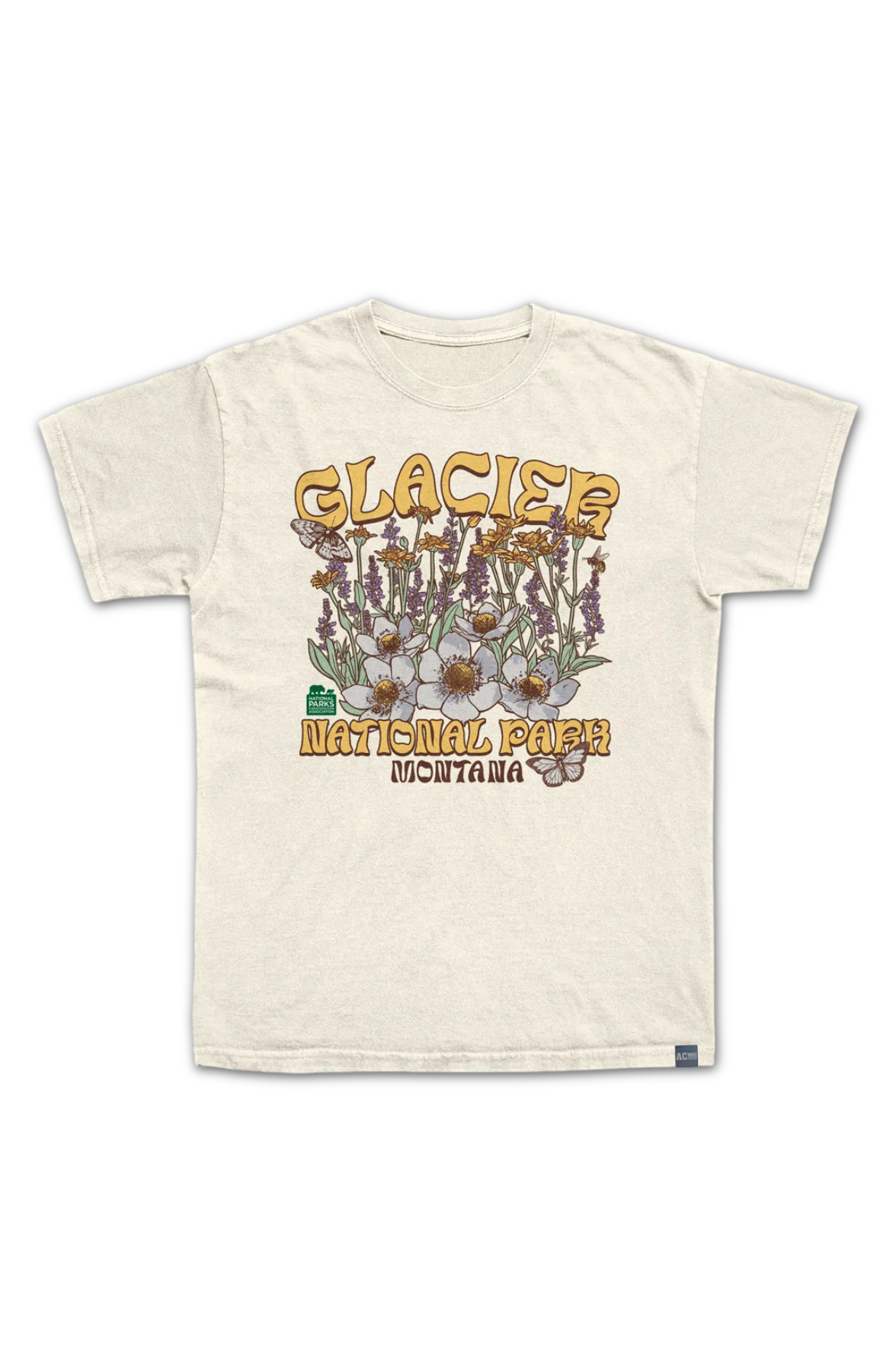 Made In USA Glacier Wildflowers NPCA T-Shirt - Image 2