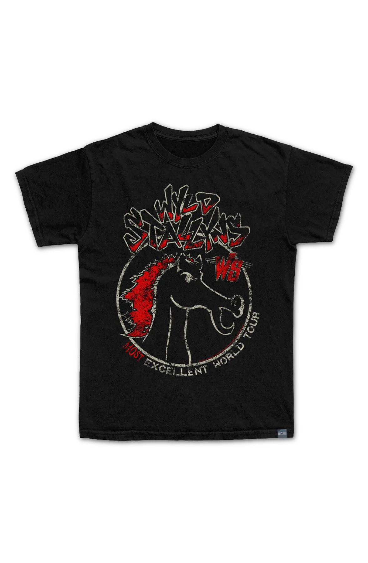 Made In USA Most Excellent World Tour Wyld Stallyns T-Shirt - Image 2
