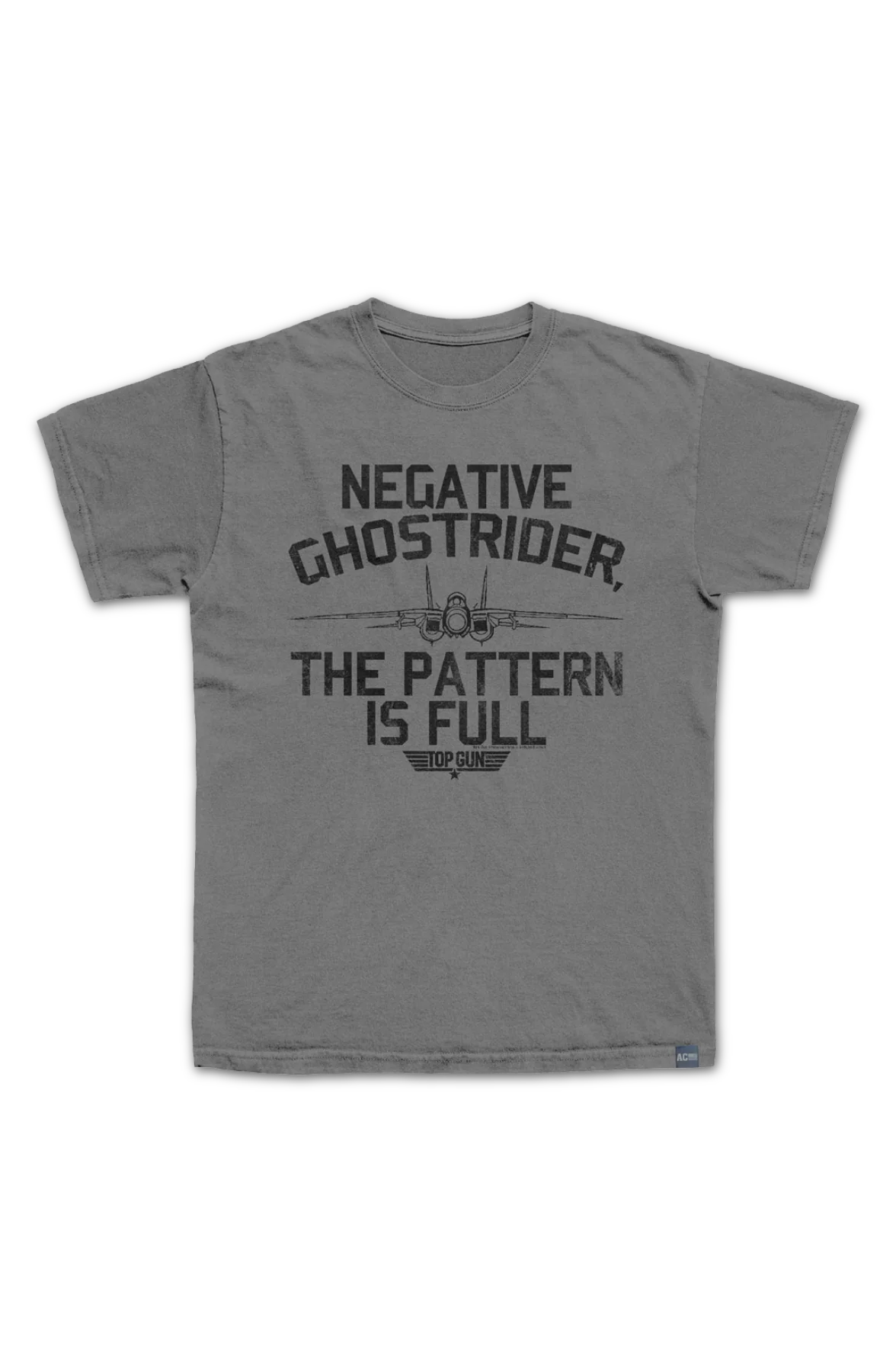 Made In USA Negative Ghostrider Top Gun T-Shirt - Image 2