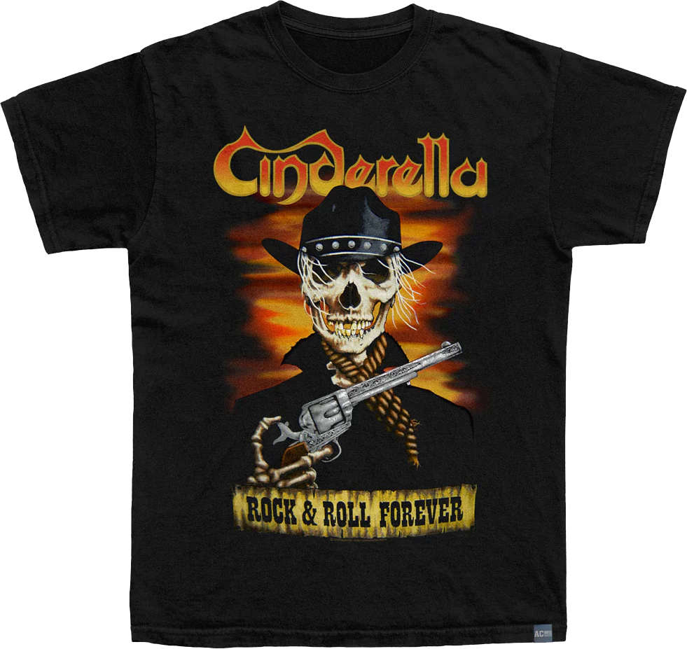 Made In USA Rock and Roll Forever Cinderella T-Shirt