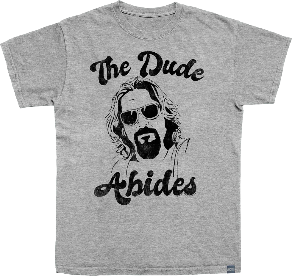 Made In USA The Dude Abides Big Lebowski T-Shirt