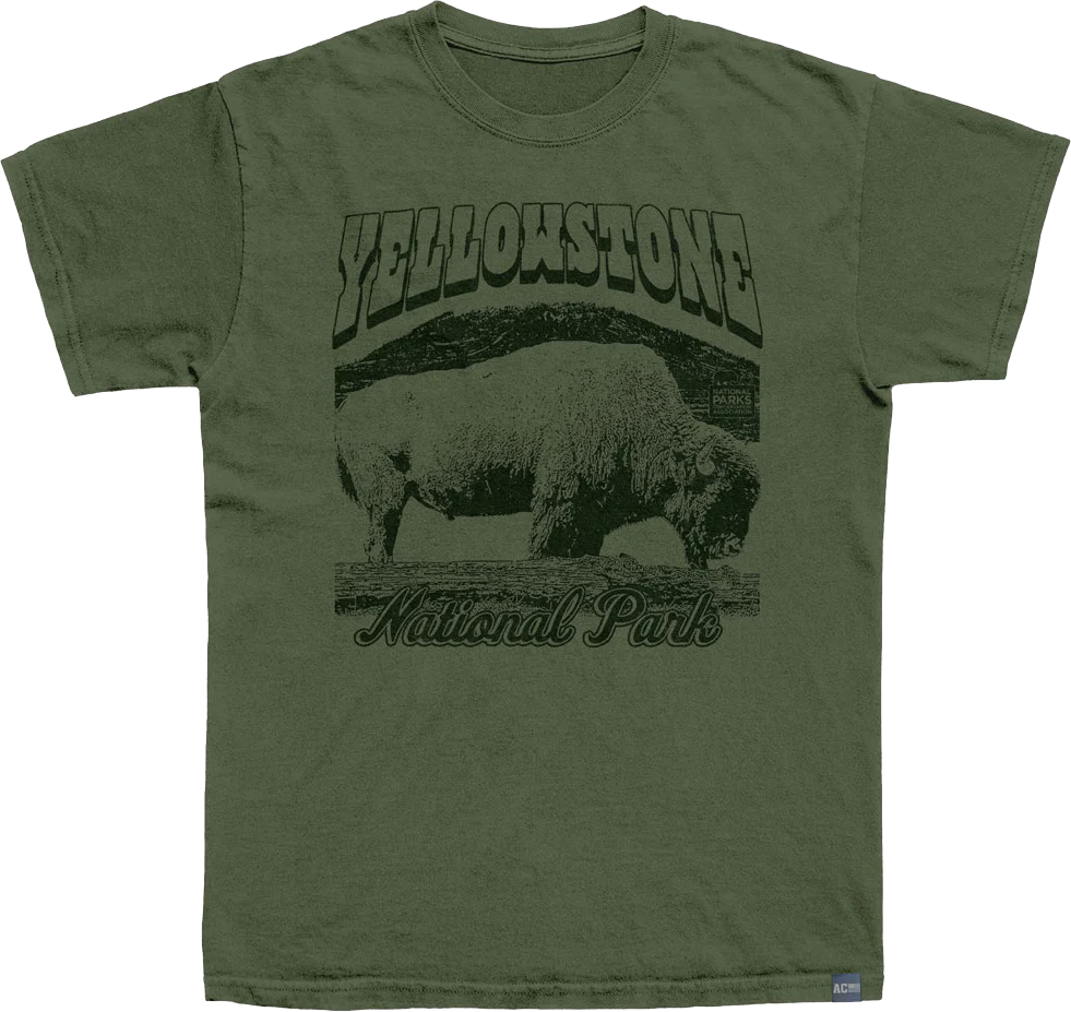 Made In USA Yellowstone Bison NPCA T-Shirt