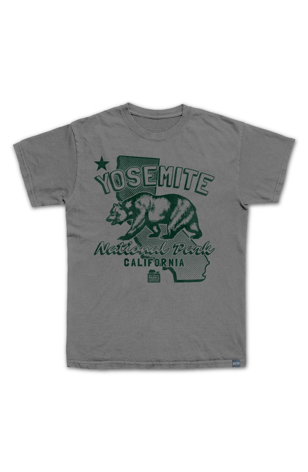 Made In USA Yosemite CA Flag NPCA T-Shirt - Image 2