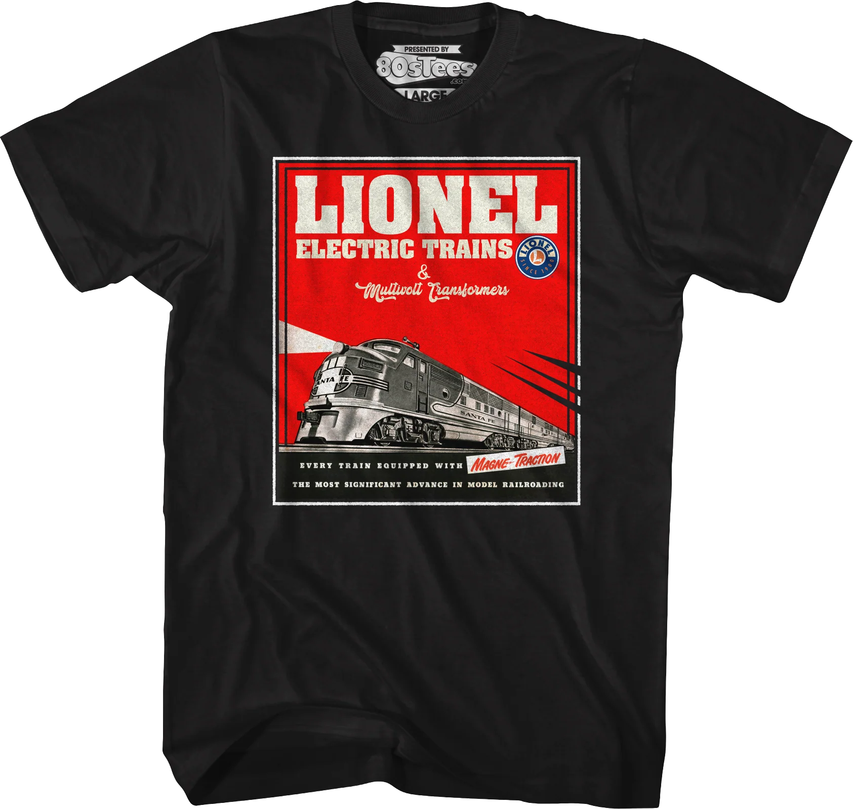 Magne-Traction Lionel Trains T-Shirt - Image 4