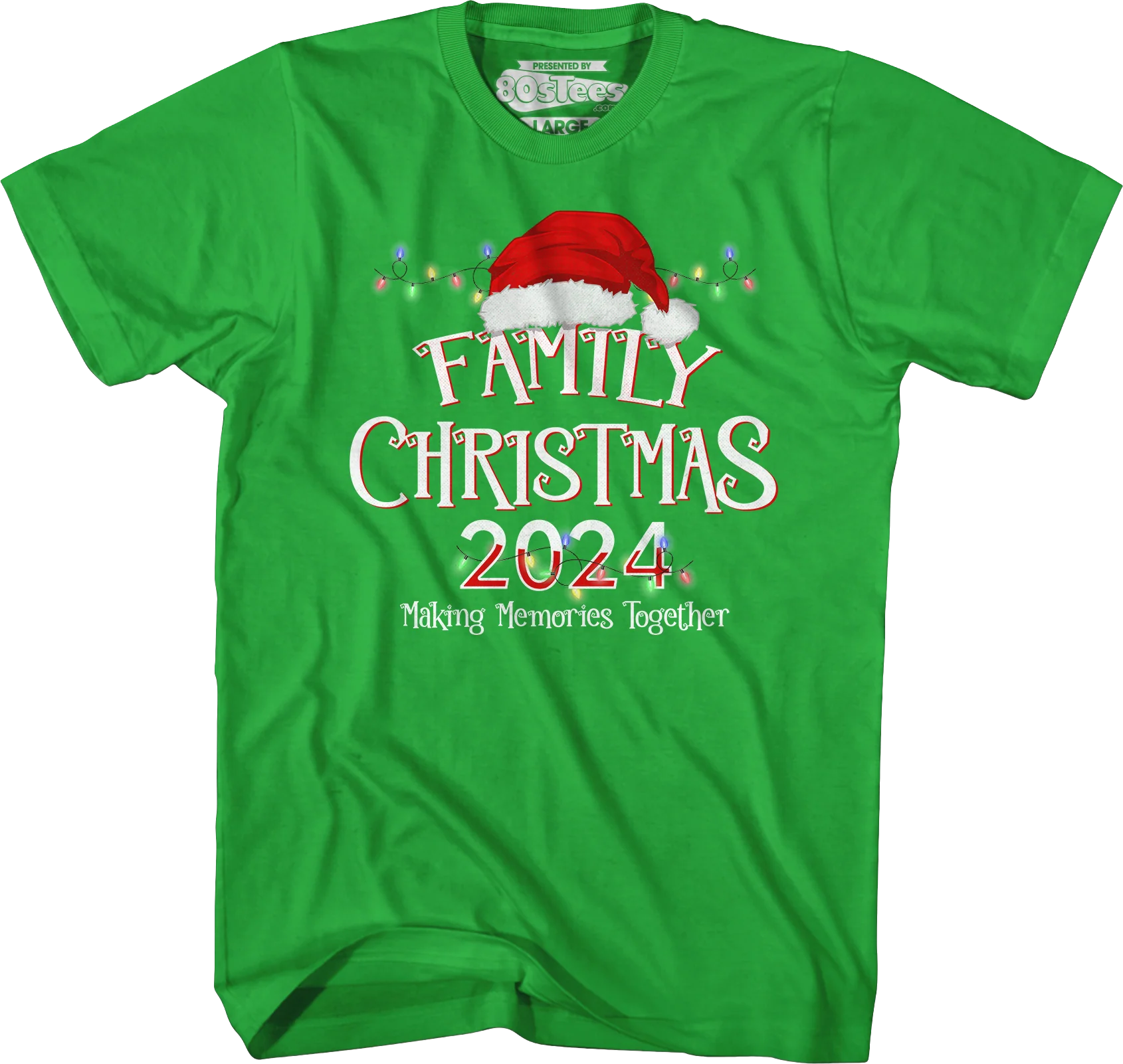 Making Memories Together Family Christmas 2024 T-Shirt - Image 3