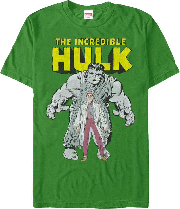 Man or Monster Incredible Hulk T-Shirt