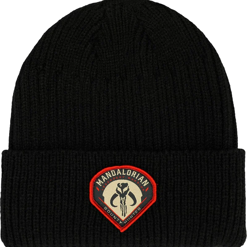 Mandalorian Star Wars Patch Cuff Beanie