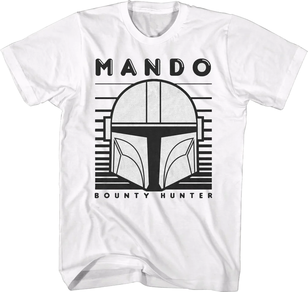 Mando Helmet The Mandalorian Star Wars T-Shirt