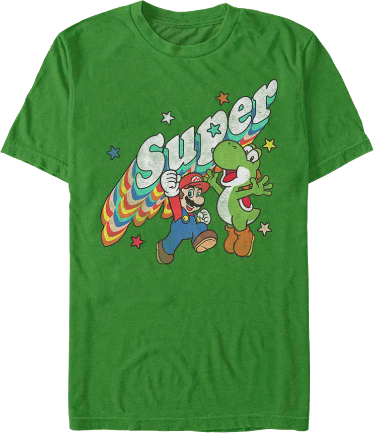 Mario and Yoshi Super Mario Bros. T-Shirt
