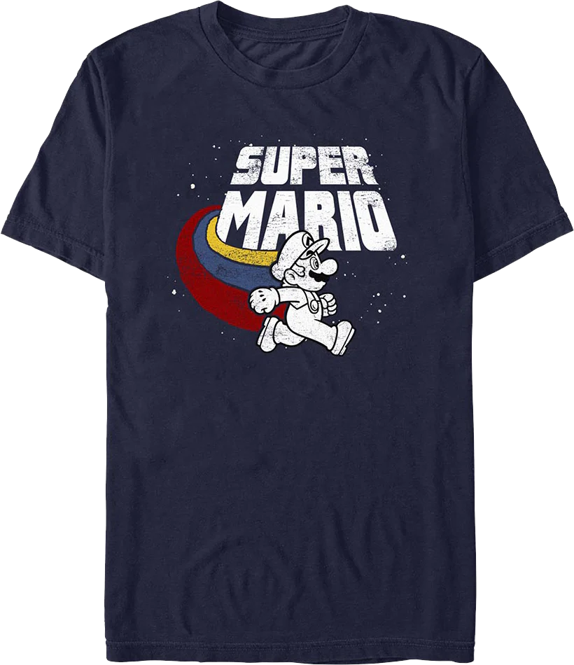 Mario Space Adventure Super Mario Bros. Nintendo T-Shirt
