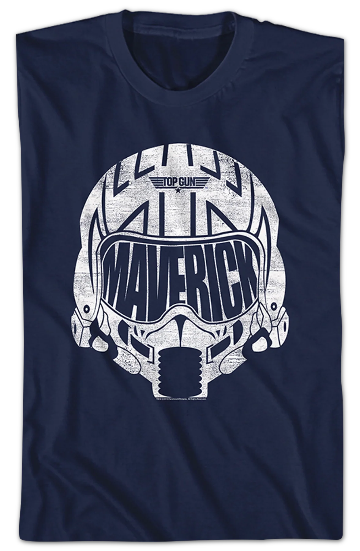 Maverick's Flight Helmet Top Gun T-Shirt - Image 2