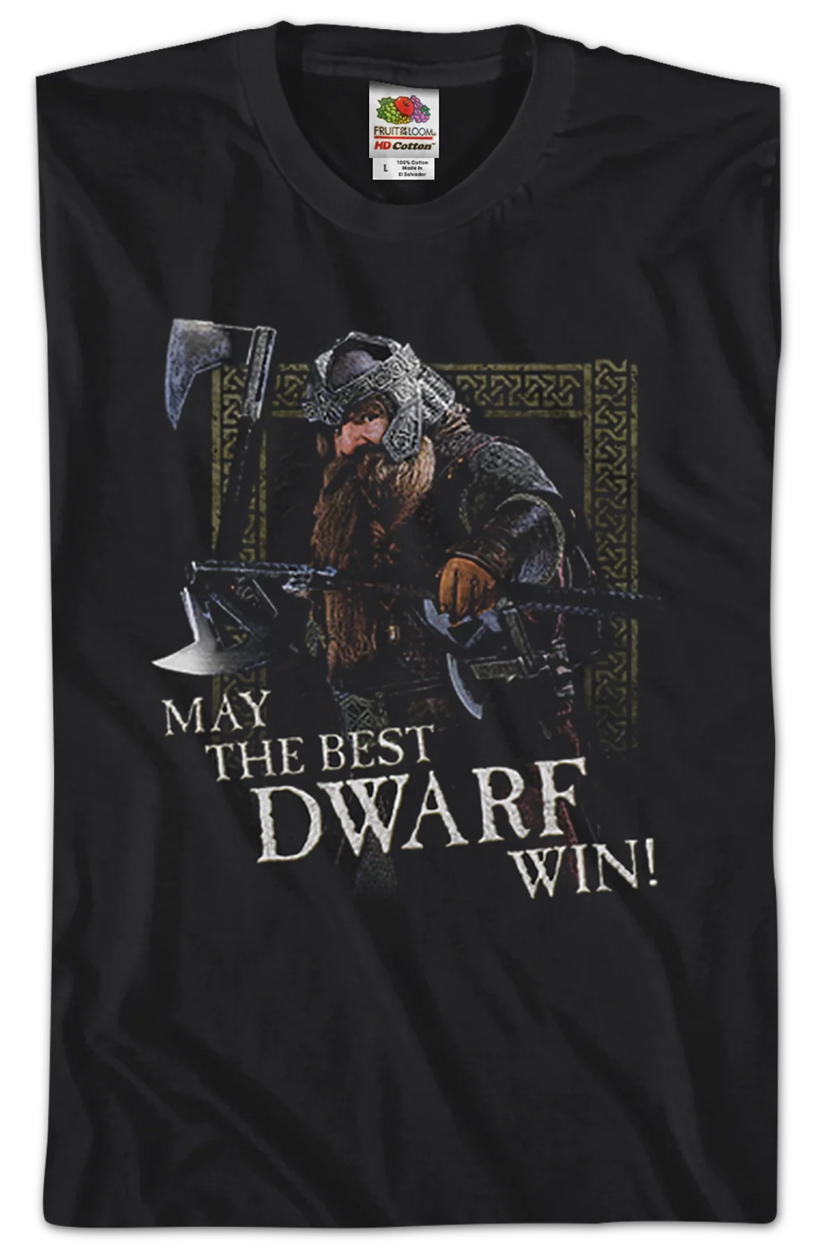 May the Best Dwarf Win Lord of the Rings T-Shirt - Image 2