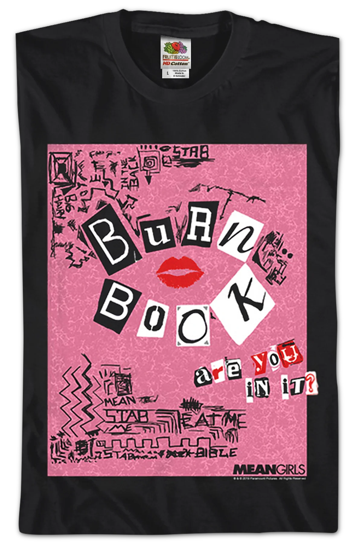 Mean Girls Burn Book T-Shirt - Image 2