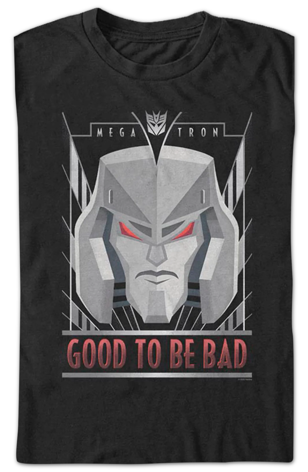 Megatron Good To Be Bad Transformers T-Shirt - Image 2