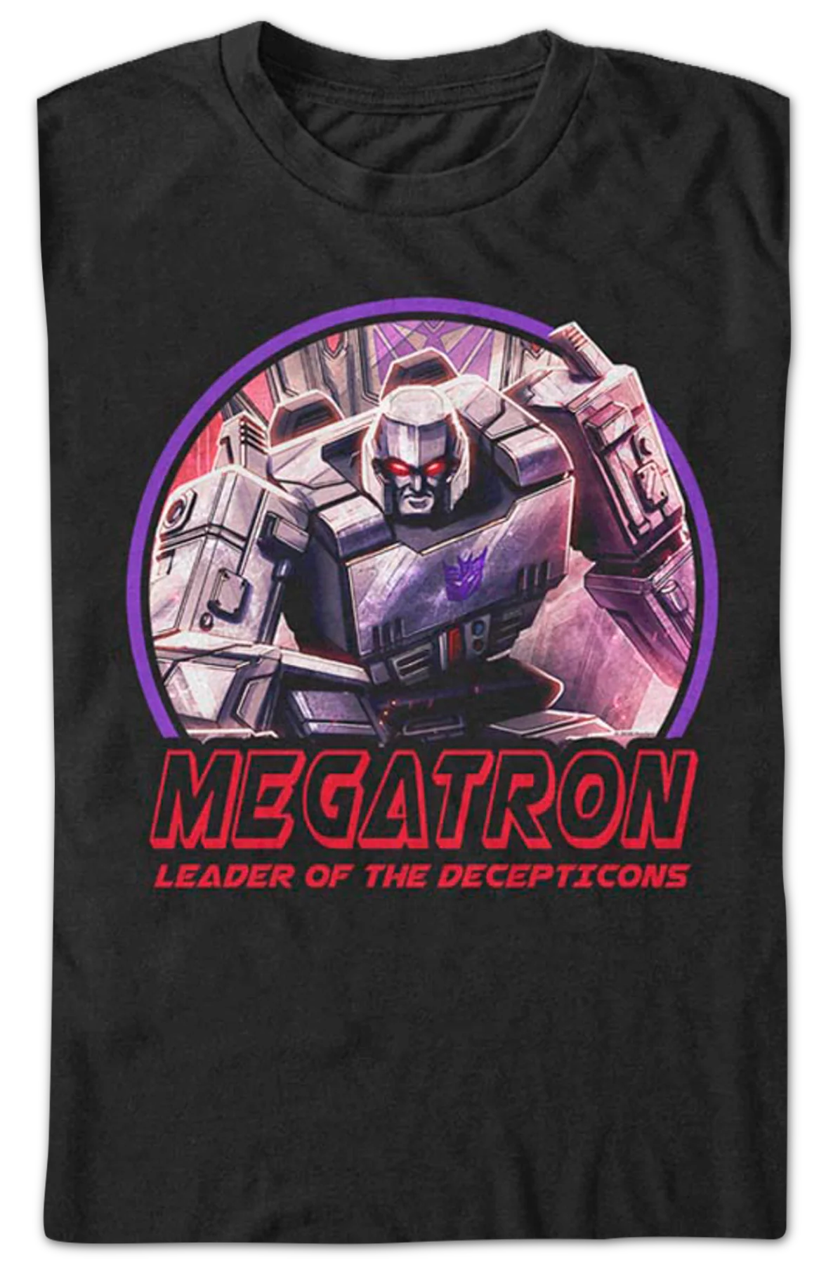 Megatron Leader Of The Decepticons Transformers T-Shirt - Image 2