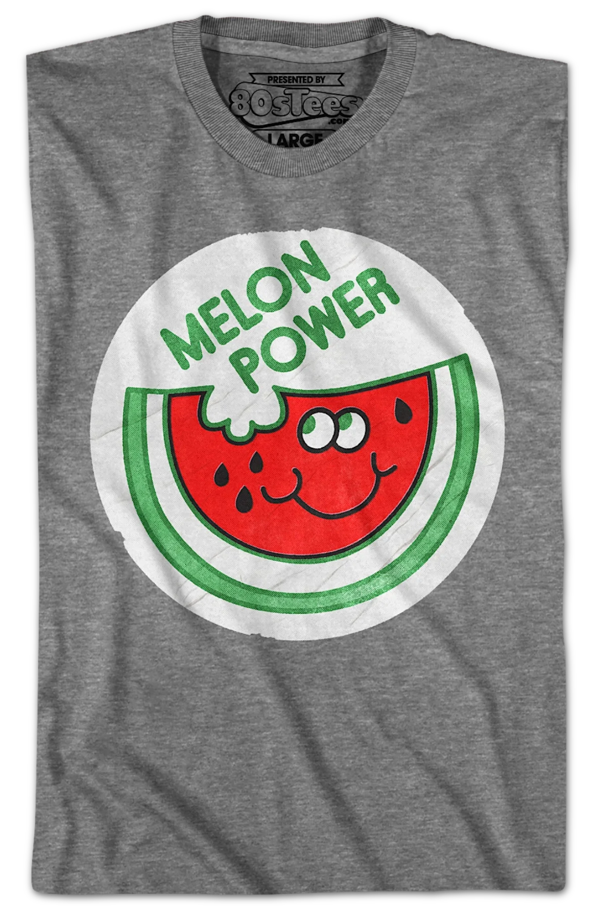 Melon Power Scratch & Sniff Sticker T-Shirt - Image 2
