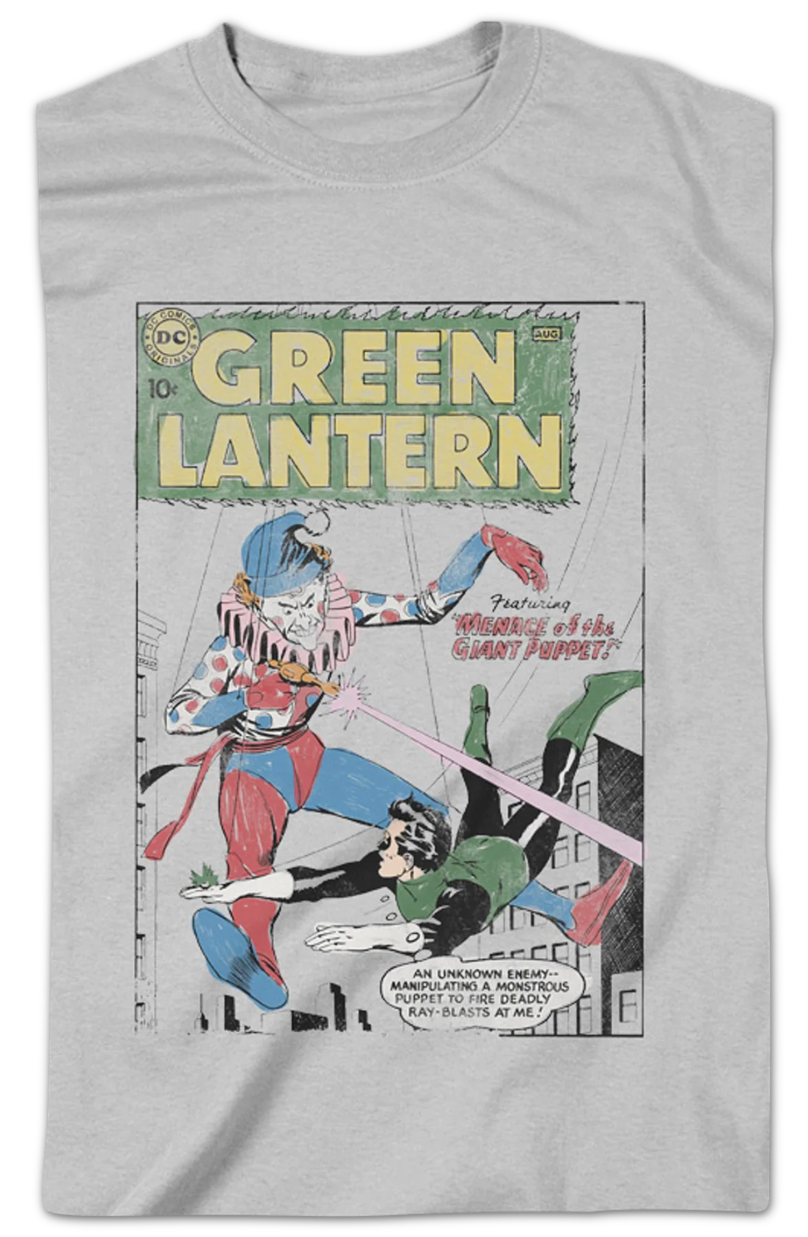 Menace of the Giant Puppet Green Lantern DC Comics T-Shirt - Image 2