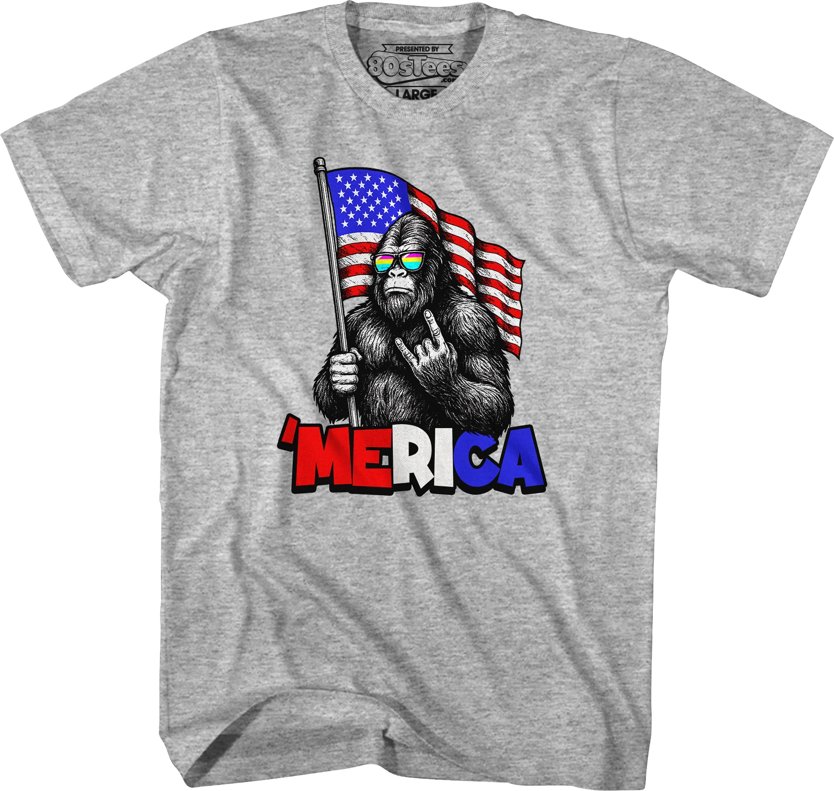 'Merica Bigfoot T-Shirt - Image 3