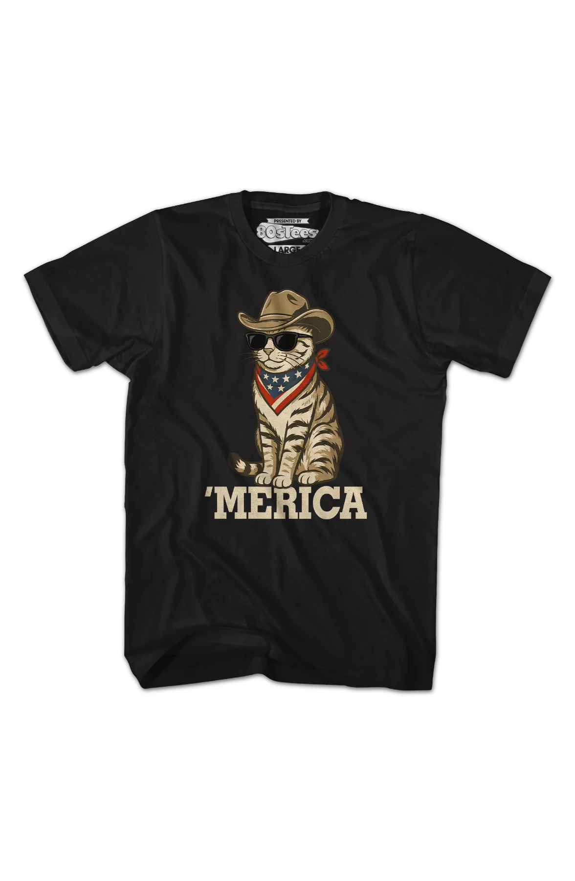 'Merica Cat T-Shirt - Image 2