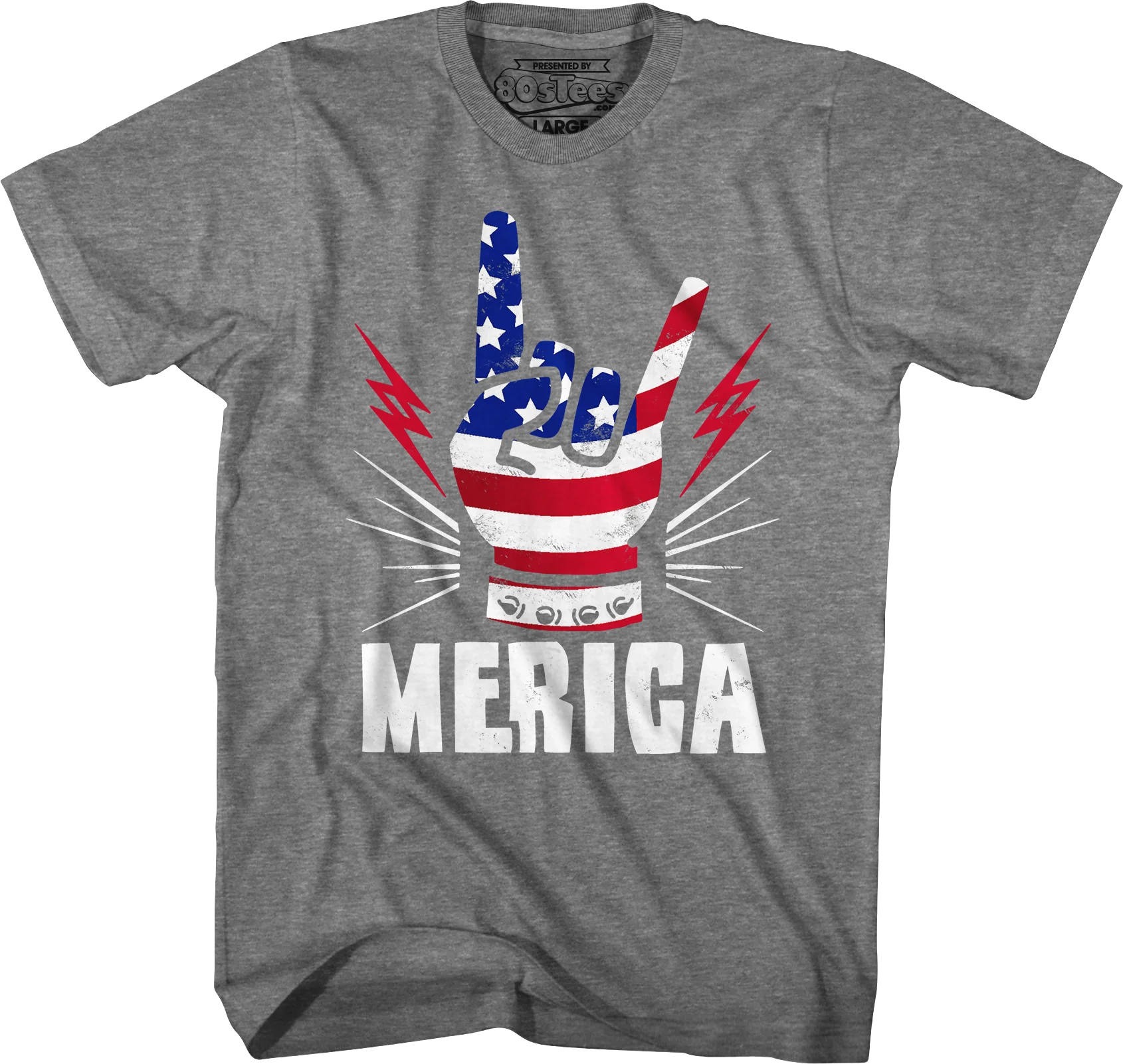 Merica Rocks T-Shirt - Image 3