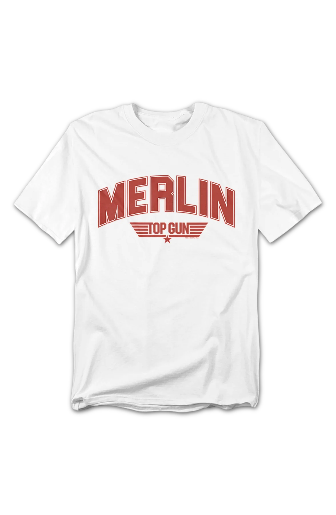 Merlin Chenille Letters Top Gun T-Shirt - Image 2