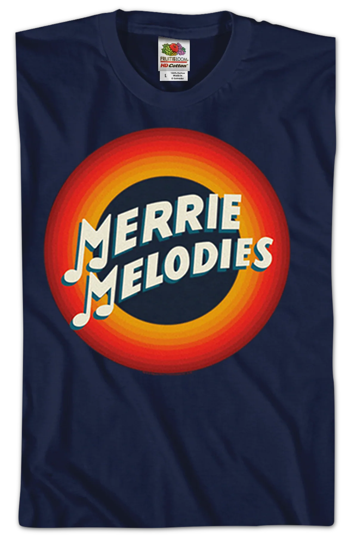 Merry Melodies Logo Looney Tunes T-Shirt - Image 2