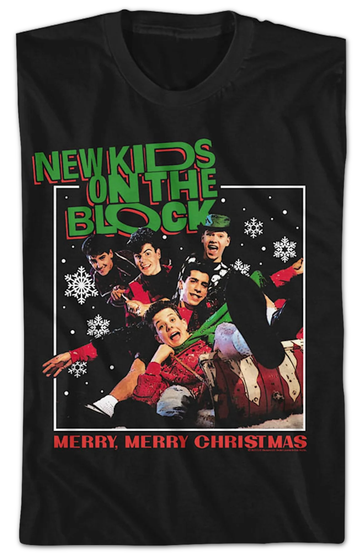 Merry, Merry Christmas New Kids On The Block T-Shirt - Image 2