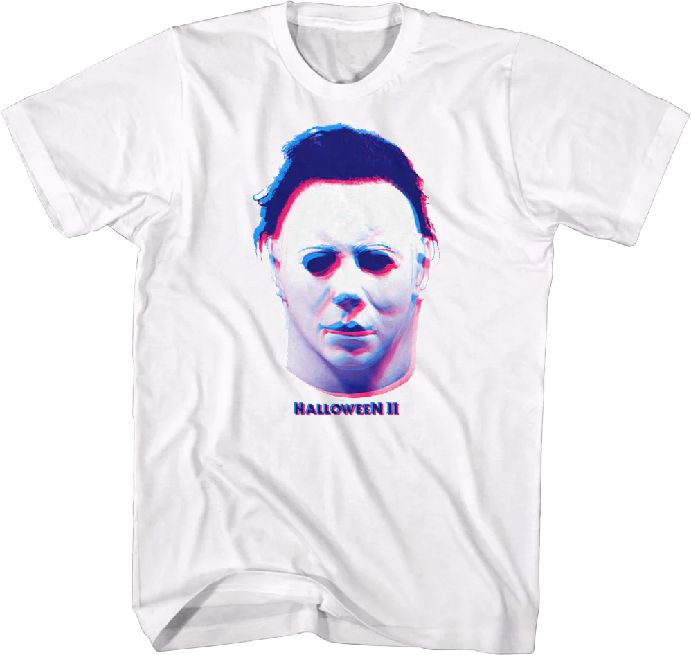 Michael Myers 3-D Mask Halloween II T-Shirt