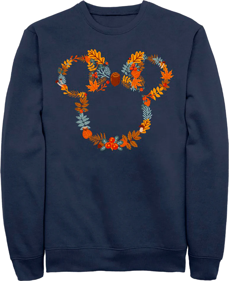 Mickey Mouse Fall Wreath Sweatshirt