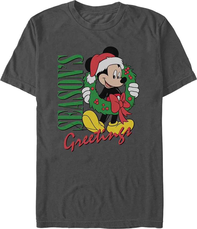 Mickey Mouse Season's Greetings Disney T-Shirt