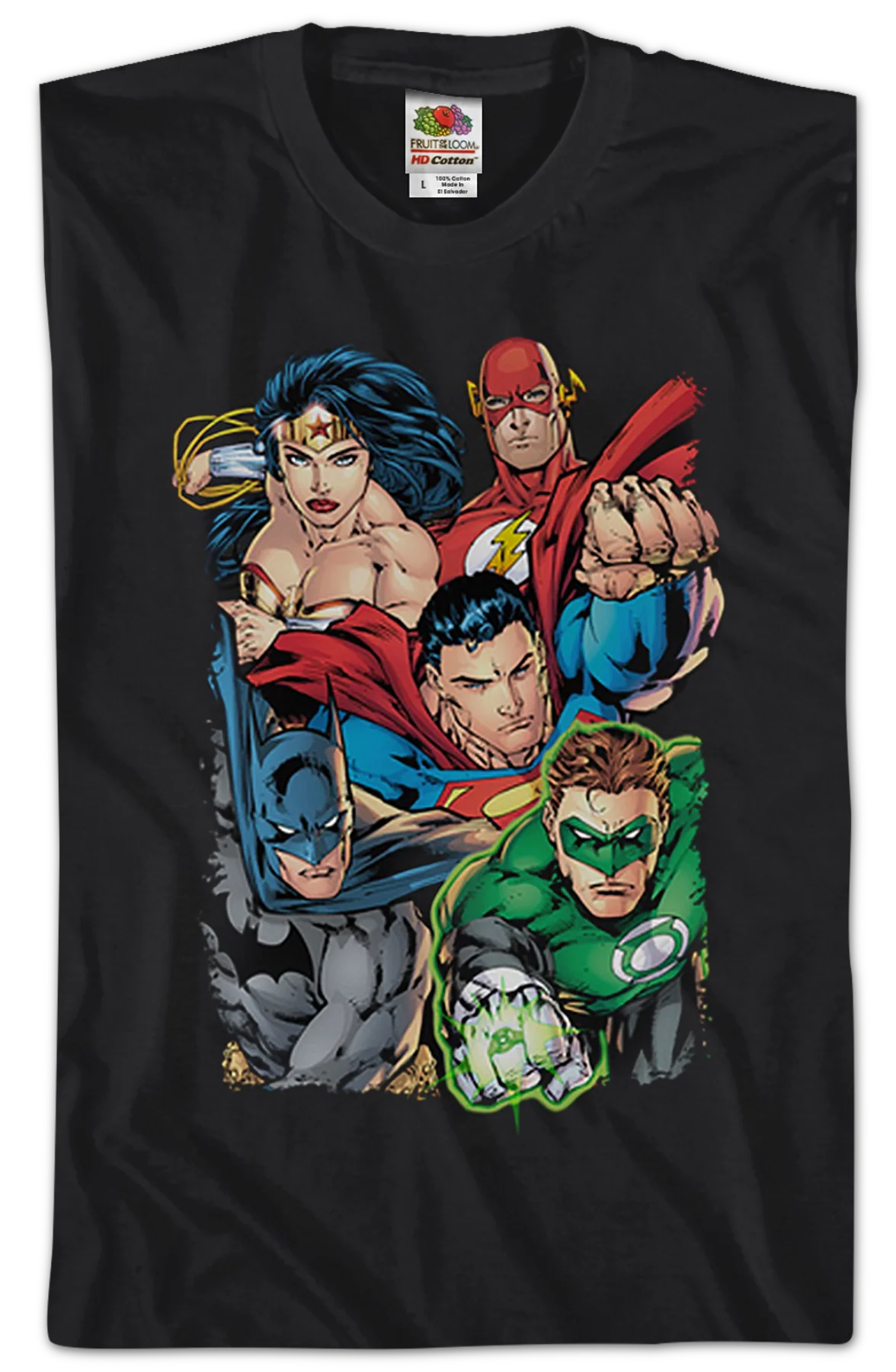 Mightiest Heroes Justice League T-Shirt - Image 2