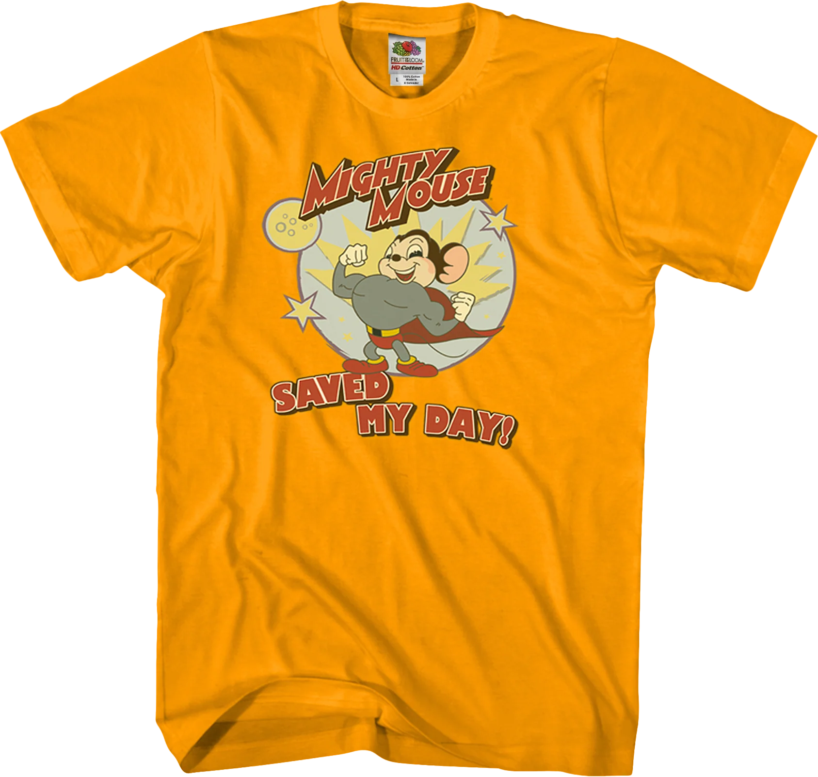 Mighty Mouse Saved My Day T-Shirt