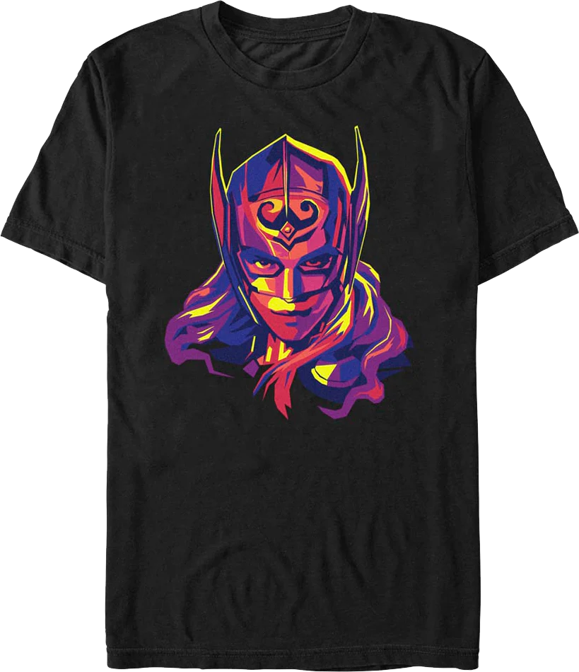 Mighty Thor Cut Out Thor Love And Thunder Marvel Comics T-Shirt