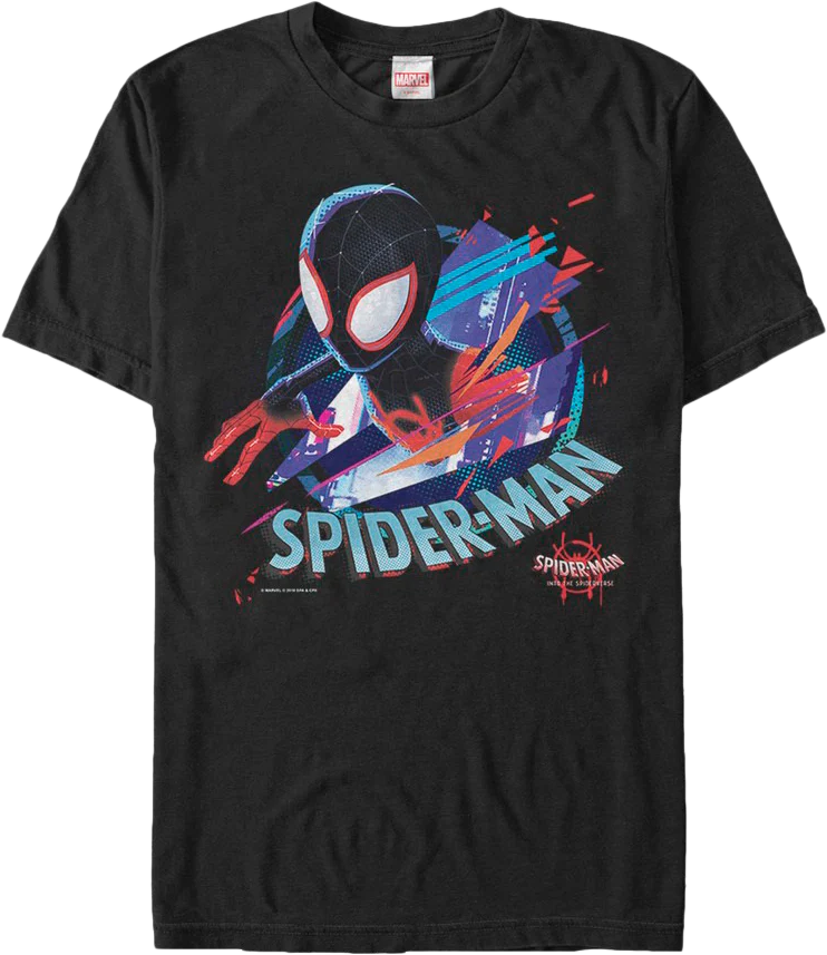 Miles Morales Spider-Man Into The Spider-Verse T-Shirt