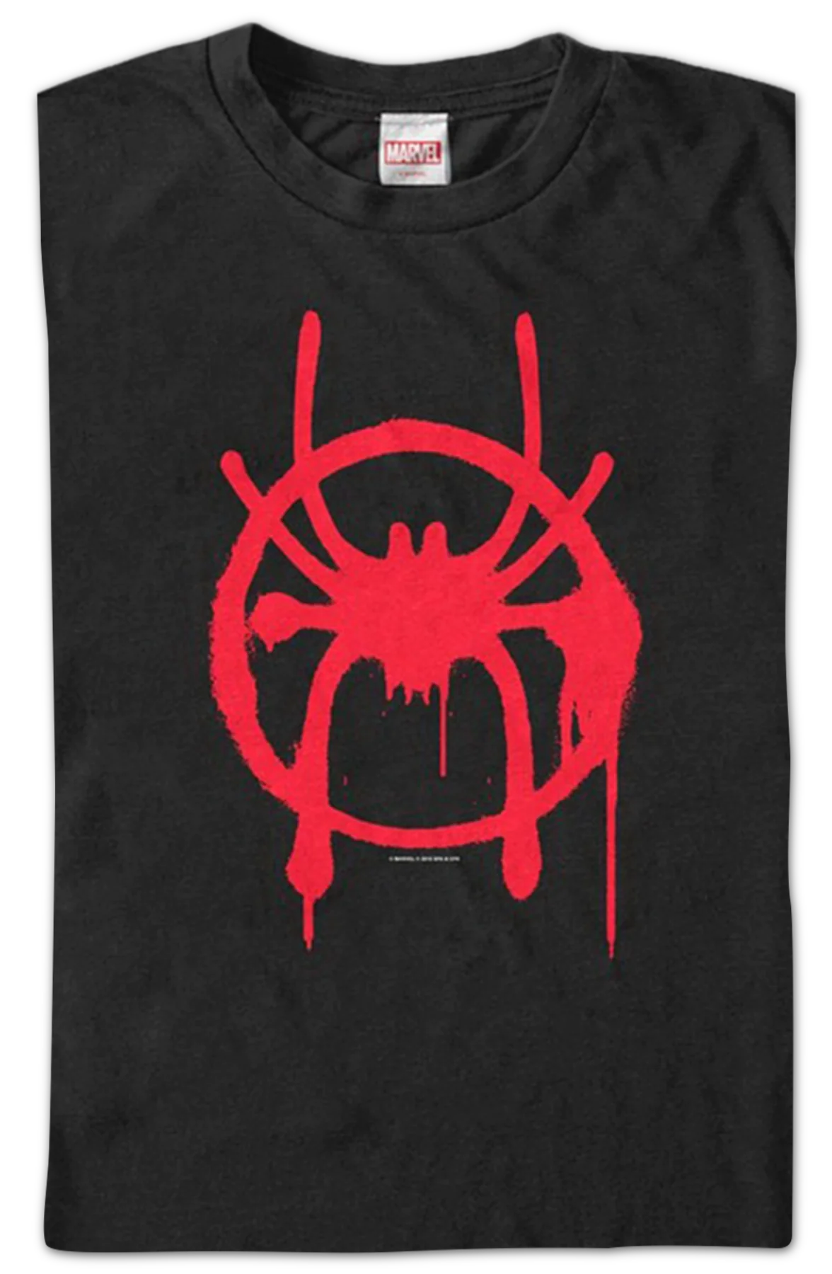 Miles Symbol Spider-Man Into The Spider-Verse T-Shirt - Image 2