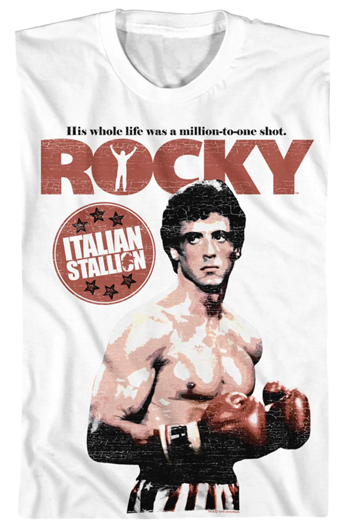 Million To One Shot Rocky T-Shirt - Image 2