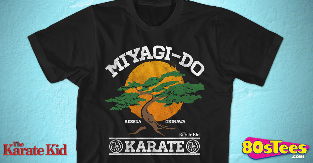 Miyagi-Do Bonsai Logo Karate Kid T-Shirt - Image 3