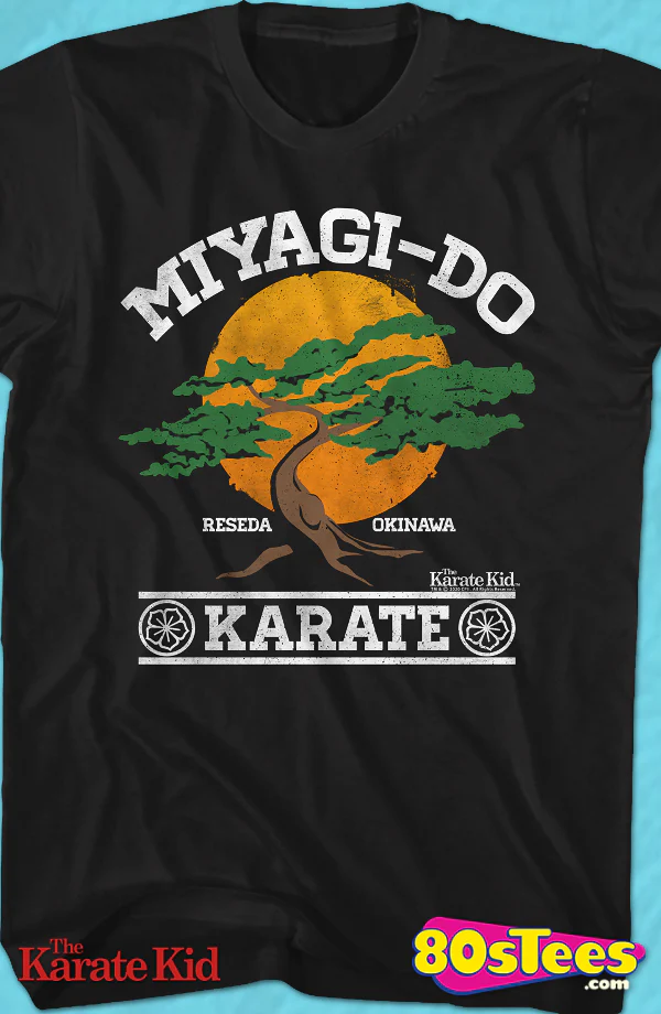Miyagi-Do Bonsai Logo Karate Kid T-Shirt - Image 5